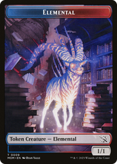 Elemental (09) // Spirit (13) Double-Sided Token [March of the Machine Tokens] | Anubis Games and Hobby