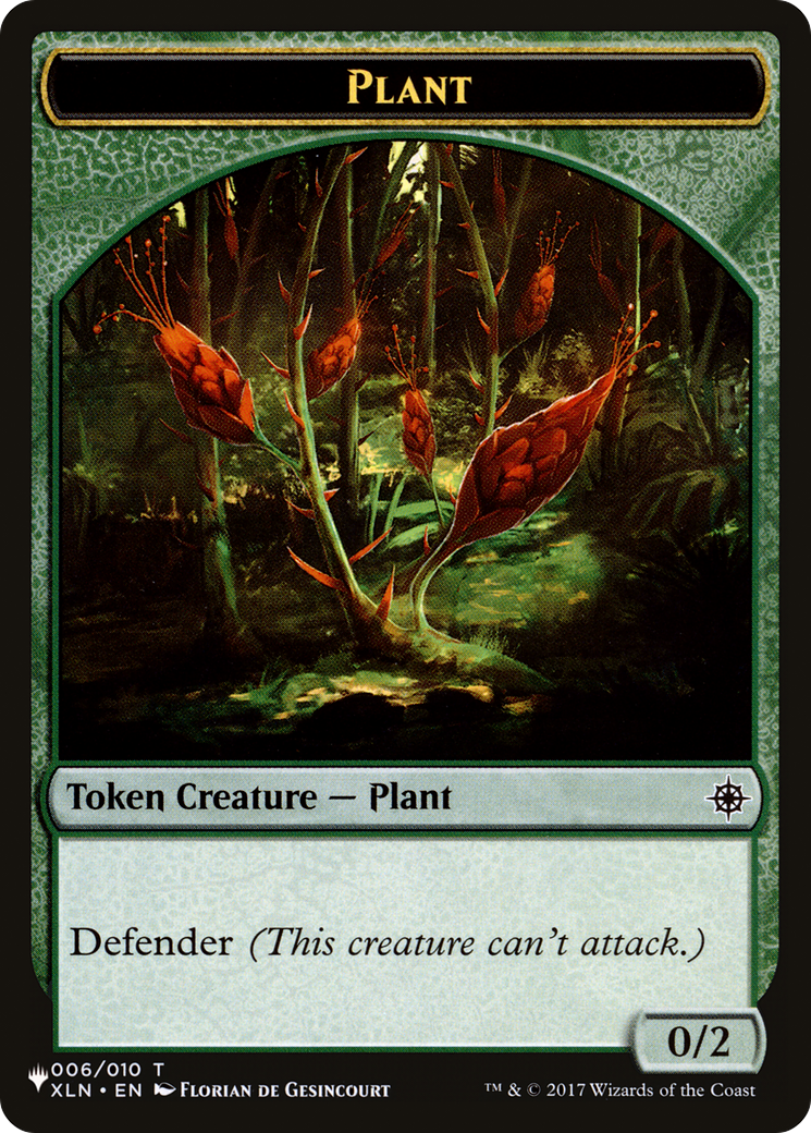 Food // Plant Double-Sided Token [The List] | Anubis Games and Hobby