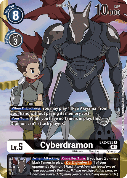 Cyberdramon [EX2-035] (Alternate Art) [Digital Hazard] | Anubis Games and Hobby