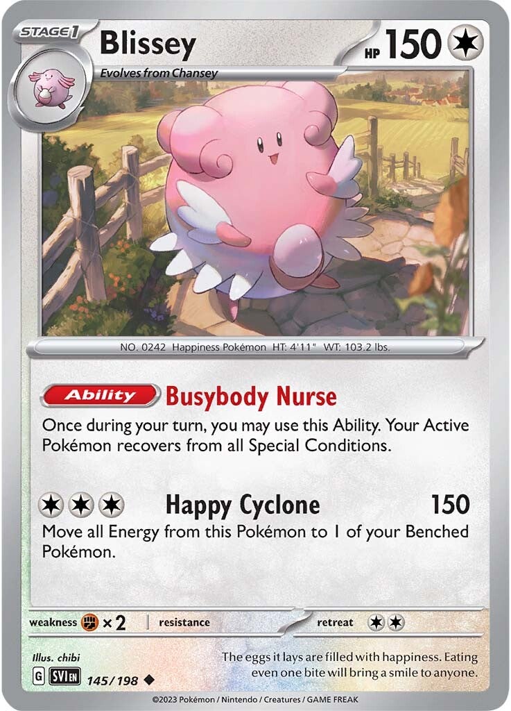 Blissey (145/198) [Scarlet & Violet: Base Set] | Anubis Games and Hobby