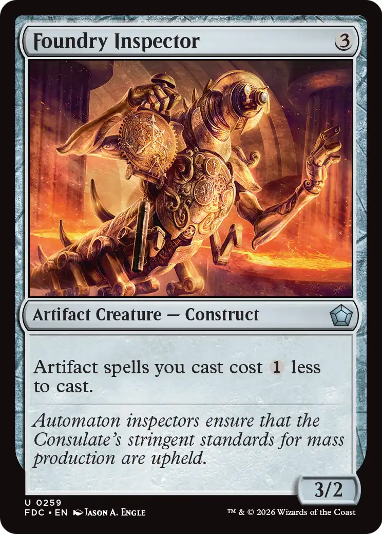Foundry Inspector [Foundations Commander] | Anubis Games and Hobby