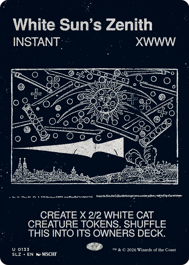 White Sun's Zenith (0133) [Secret Lair x MSCHF: The Zeta Set] | Anubis Games and Hobby