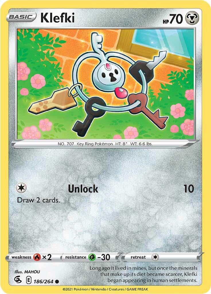 Klefki (186/264) [Sword & Shield: Fusion Strike] | Anubis Games and Hobby