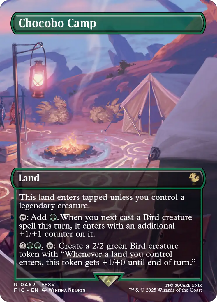 Chocobo Camp (Borderless) [FINAL FANTASY Commander] | Anubis Games and Hobby