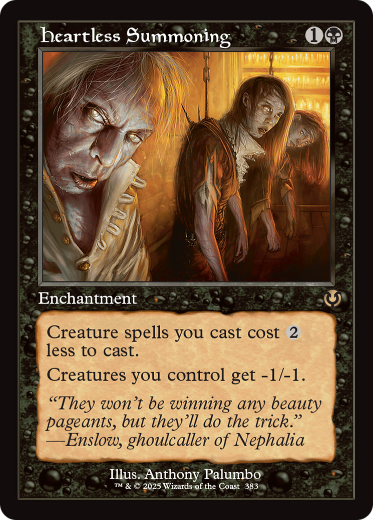 Heartless Summoning (Retro Frame) [Innistrad Remastered] | Anubis Games and Hobby
