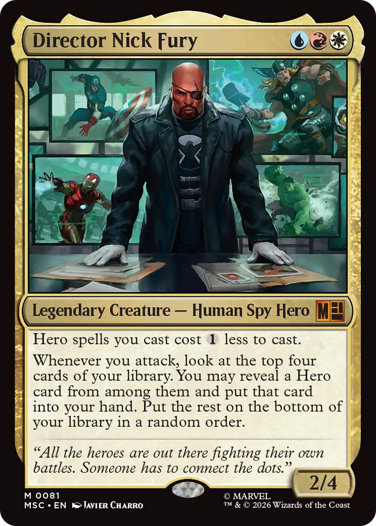 Director Nick Fury [Marvel Super Heroes Commander] | Anubis Games and Hobby