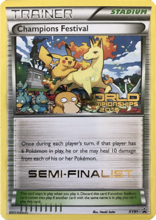 Champions Festival (XY91) (2015 Semi-Finalist) [XY: Black Star Promos] | Anubis Games and Hobby