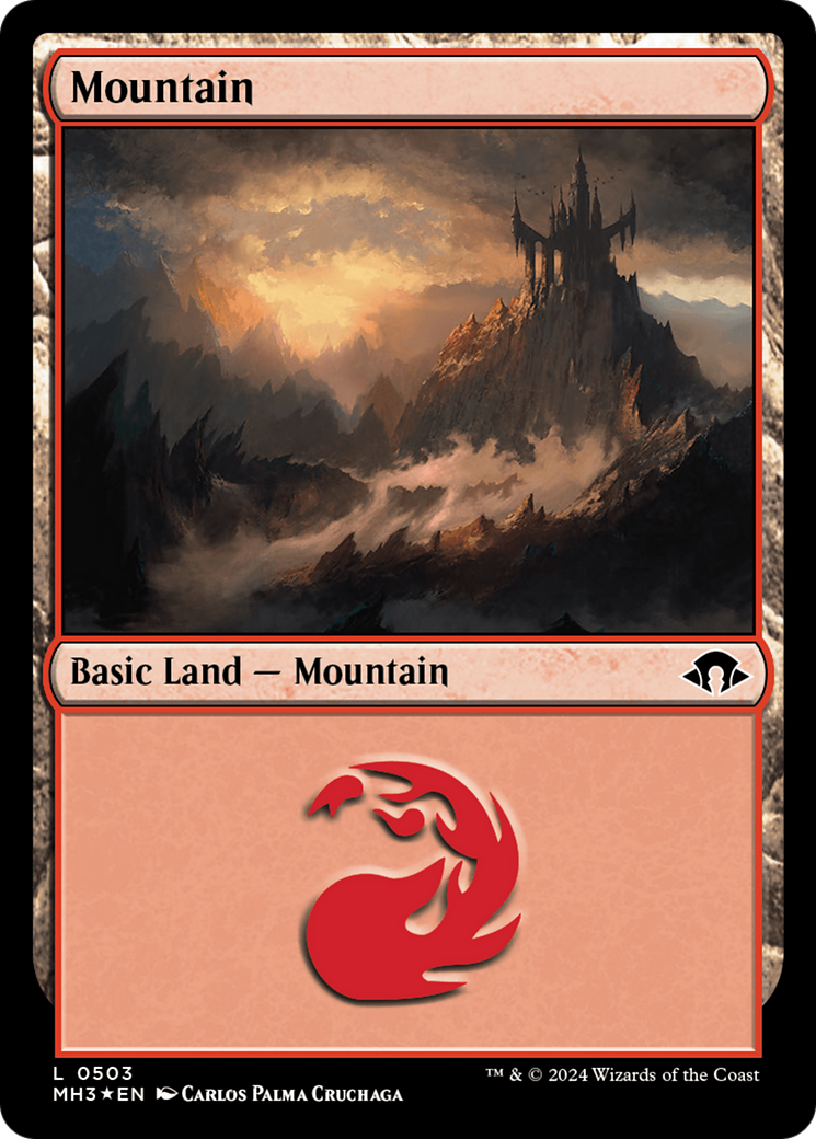 Mountain (0503) (Ripple Foil) [Modern Horizons 3] | Anubis Games and Hobby