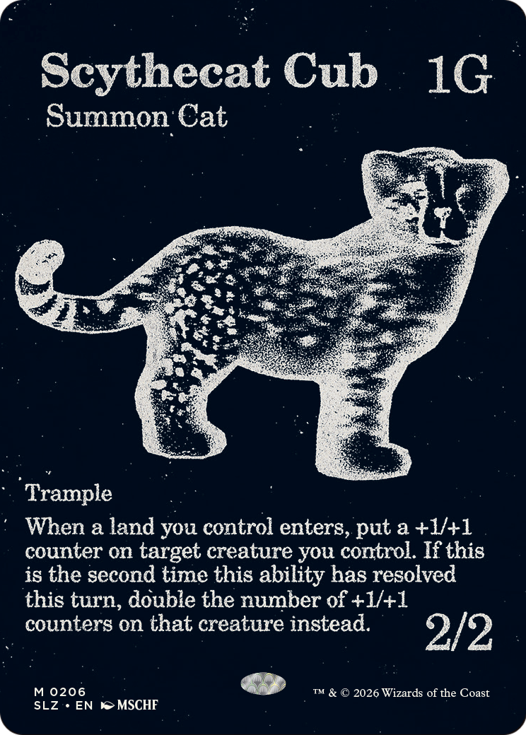 Scythecat Cub (0206) [Secret Lair x MSCHF: The Zeta Set] | Anubis Games and Hobby