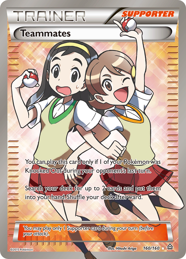Teammates (160/160) [XY: Primal Clash] | Anubis Games and Hobby