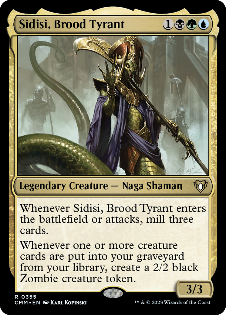 Sidisi, Brood Tyrant [Commander Masters] | Anubis Games and Hobby