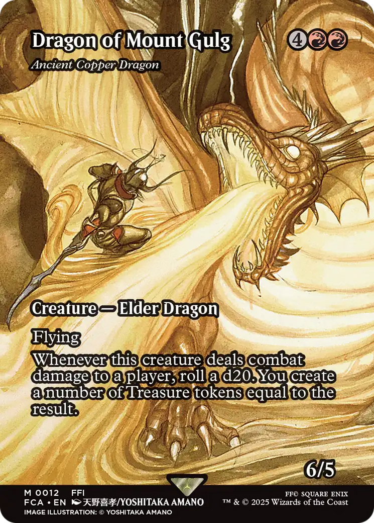Dragon of Mount Gulg - Ancient Copper Dragon (Showcase) [FINAL FANTASY : Through the Ages] | Anubis Games and Hobby