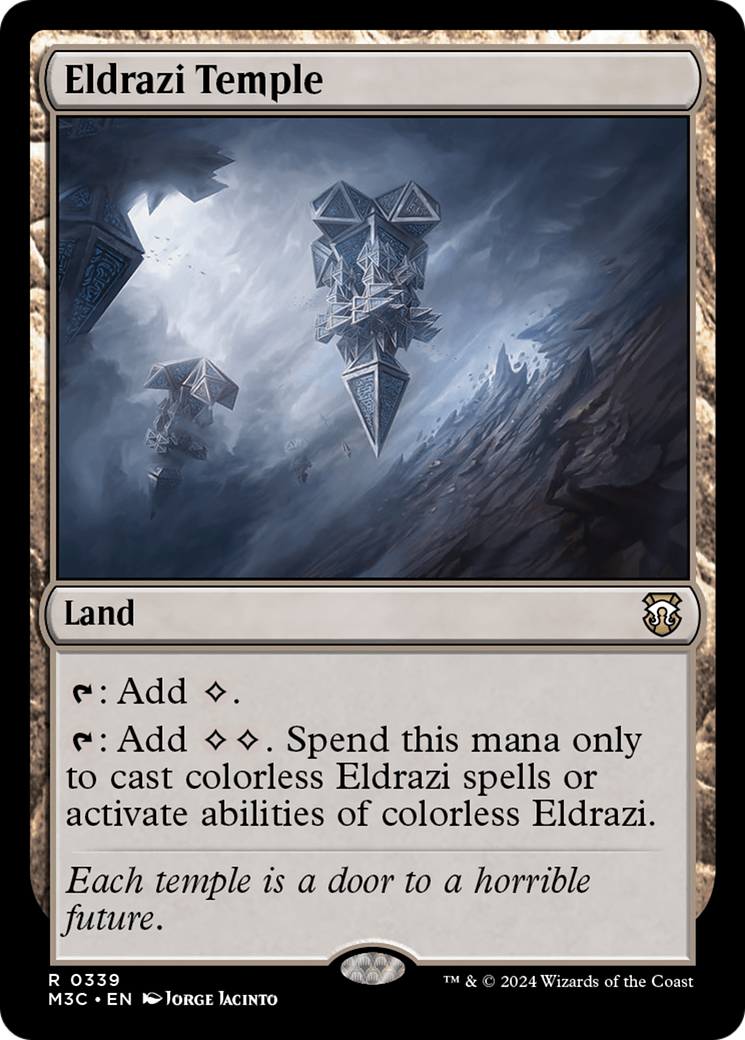 Eldrazi Temple (Ripple Foil) [Modern Horizons 3 Commander] | Anubis Games and Hobby