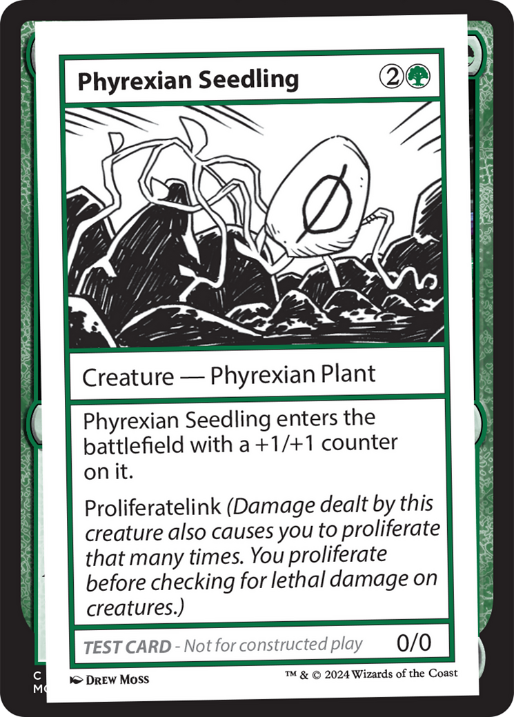 Phyrexian Seedling [Mystery Booster 2 Playtest Cards] | Anubis Games and Hobby