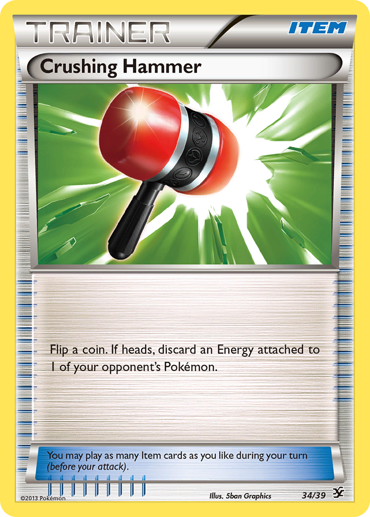 Crushing Hammer (34/39) [XY: Kalos Starter Set] | Anubis Games and Hobby