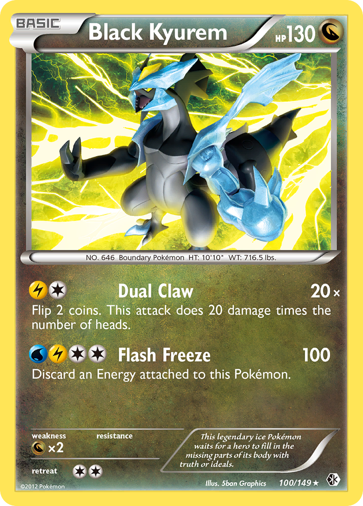 Black Kyurem (100/149) [Black & White: Boundaries Crossed] | Anubis Games and Hobby