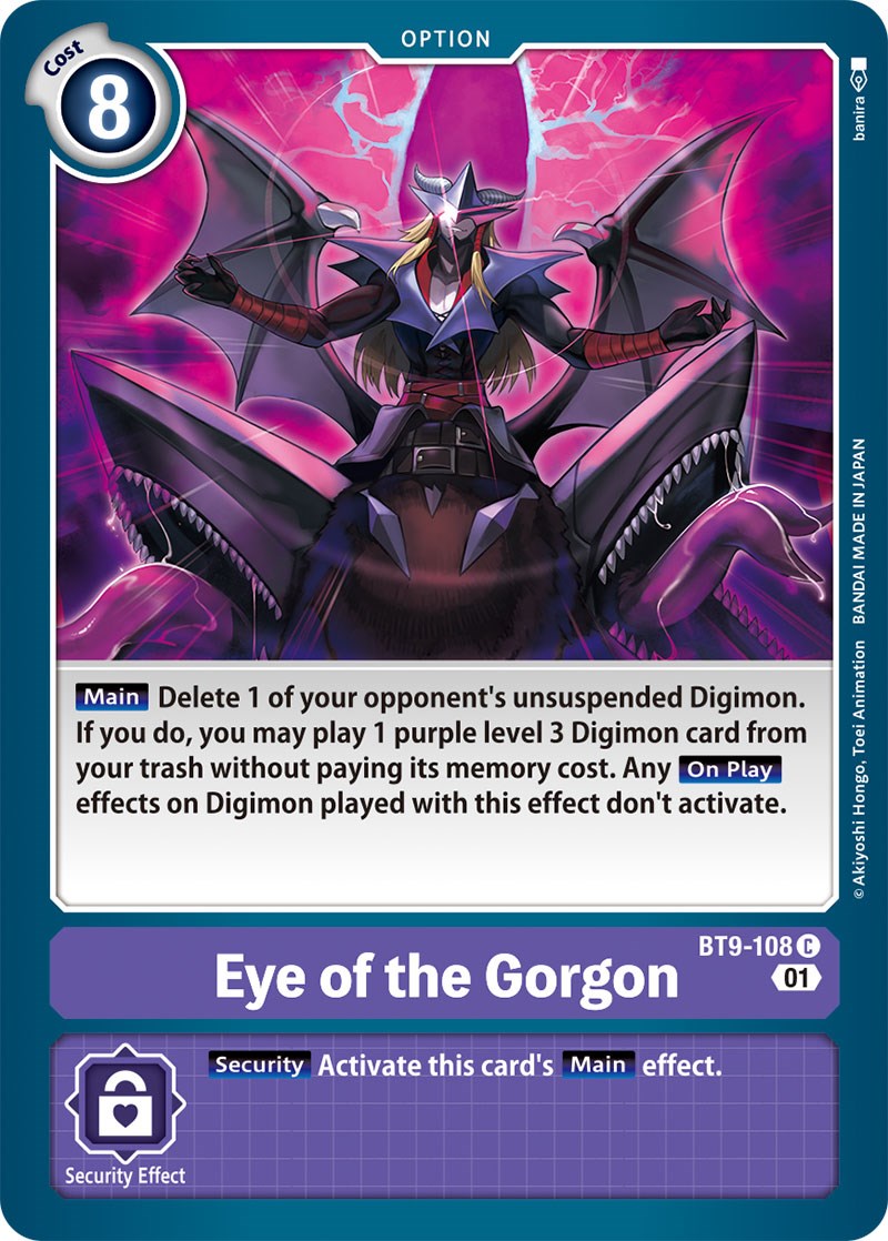 Eye of the Gorgon [BT9-108] [X Record] | Anubis Games and Hobby