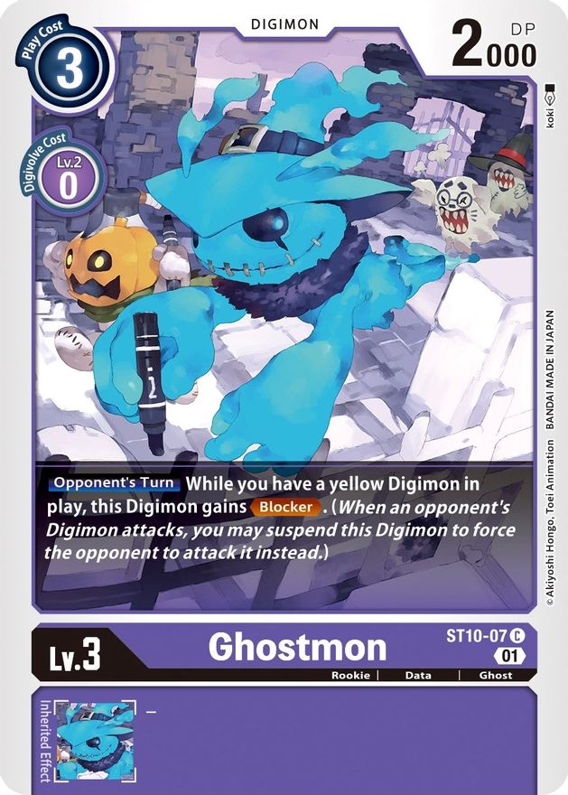 Ghostmon [ST10-07] [Starter Deck: Parallel World Tactician] | Anubis Games and Hobby