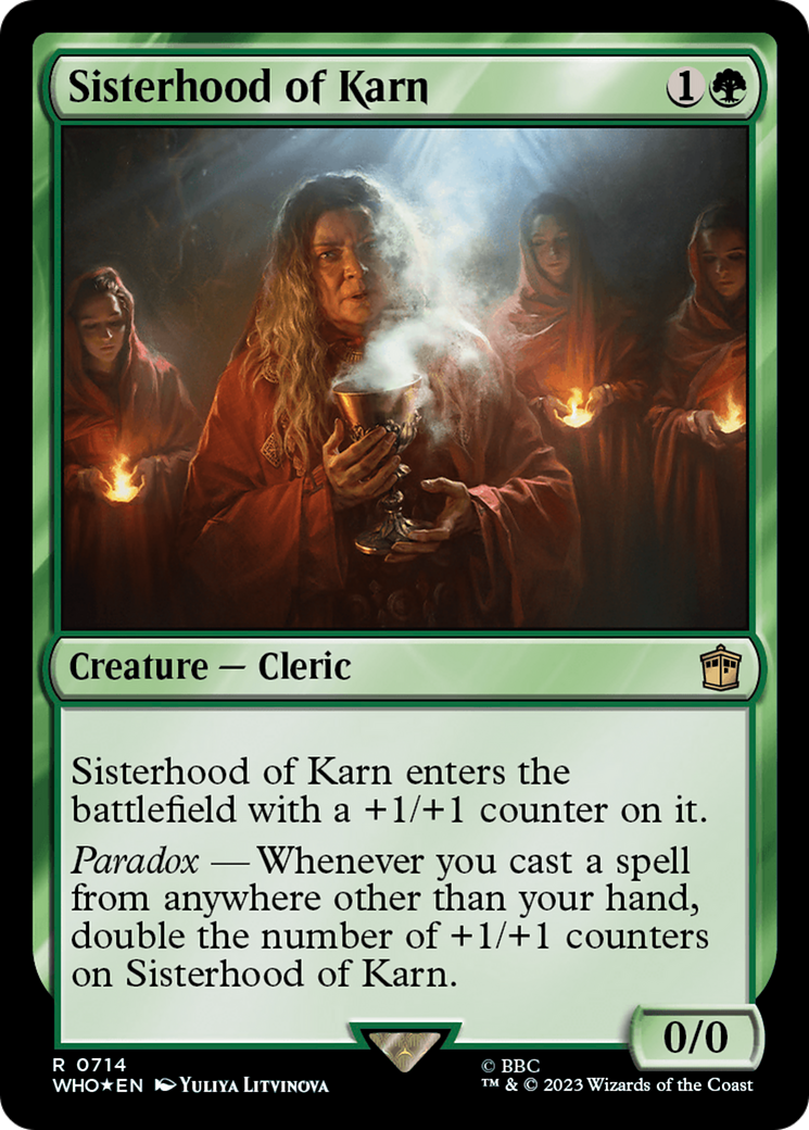 Sisterhood of Karn (Surge Foil) [Doctor Who] | Anubis Games and Hobby