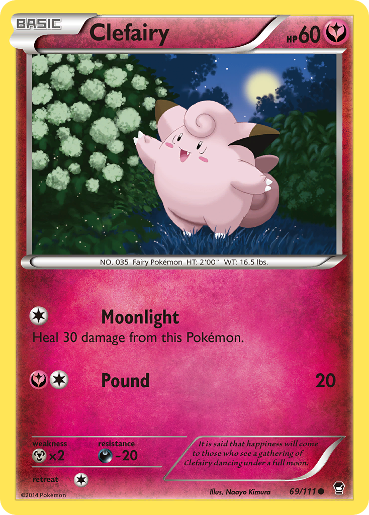 Clefairy (69/111) [XY: Furious Fists] | Anubis Games and Hobby