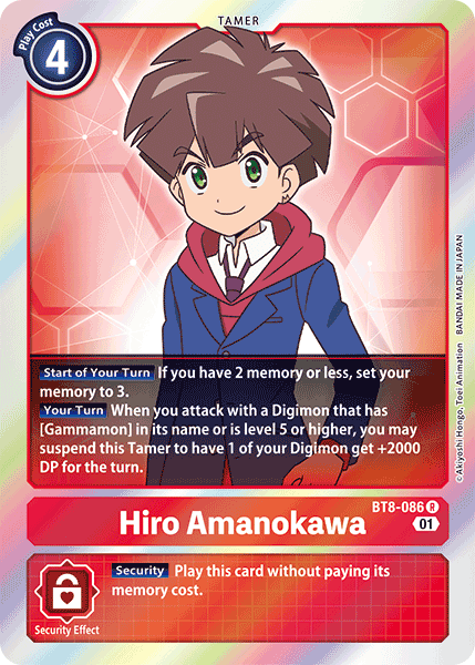 Hiro Amanokawa [BT8-086] [New Awakening] | Anubis Games and Hobby