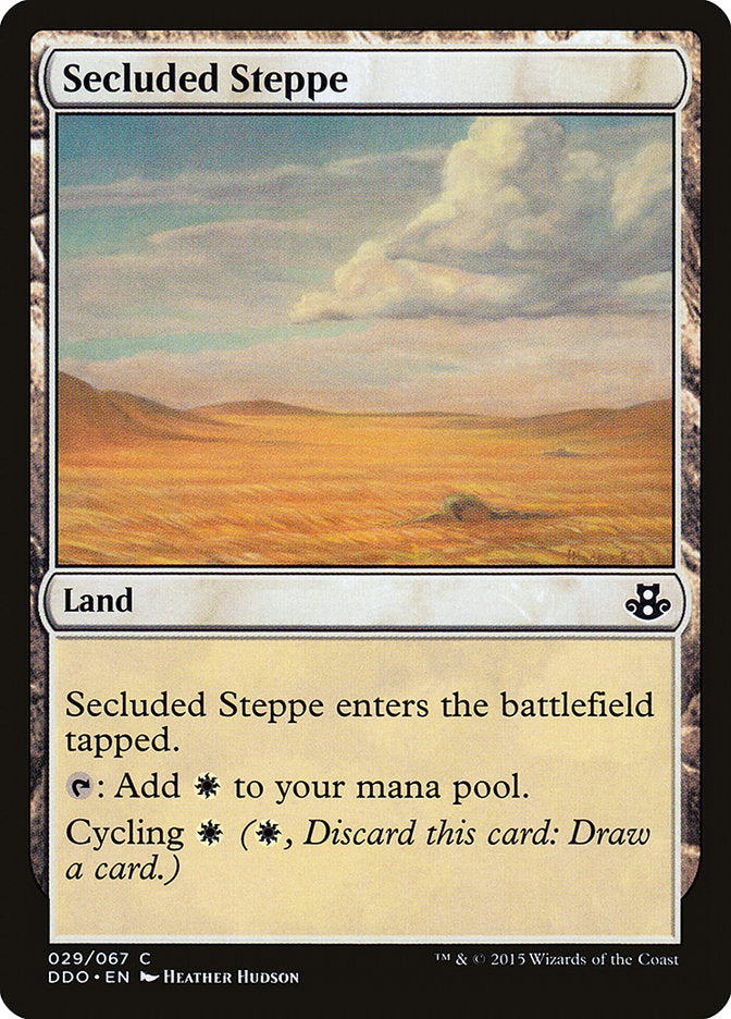 Secluded Steppe [Duel Decks: Elspeth vs. Kiora] | Anubis Games and Hobby