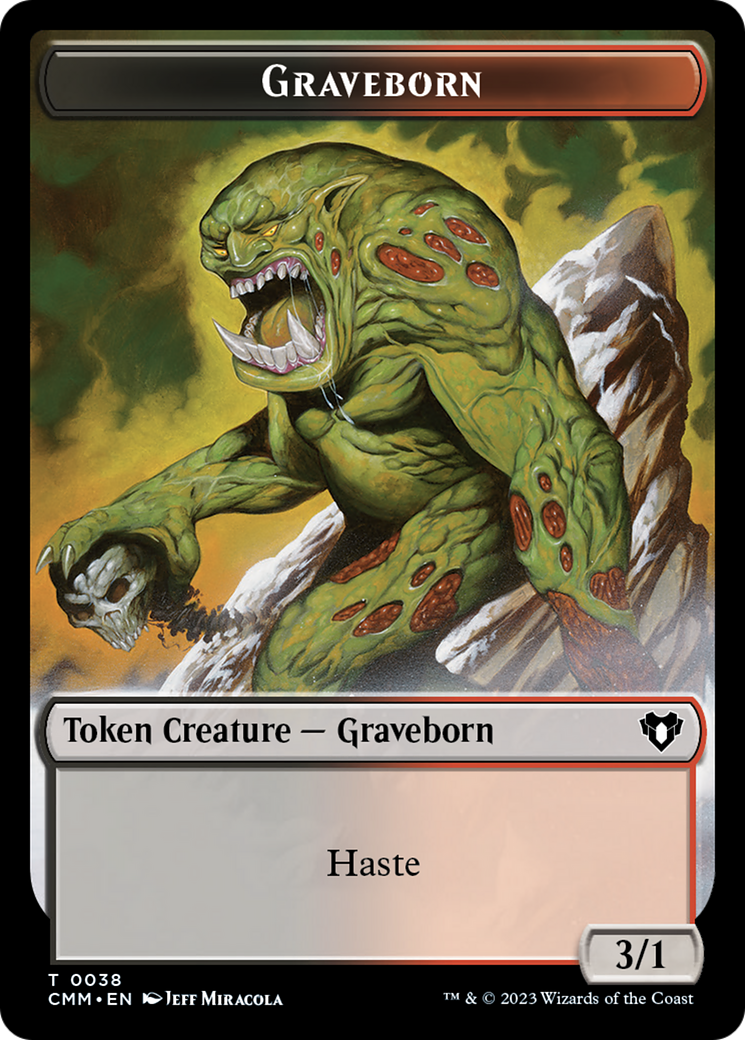 Graveborn Token [Commander Masters Tokens] | Anubis Games and Hobby