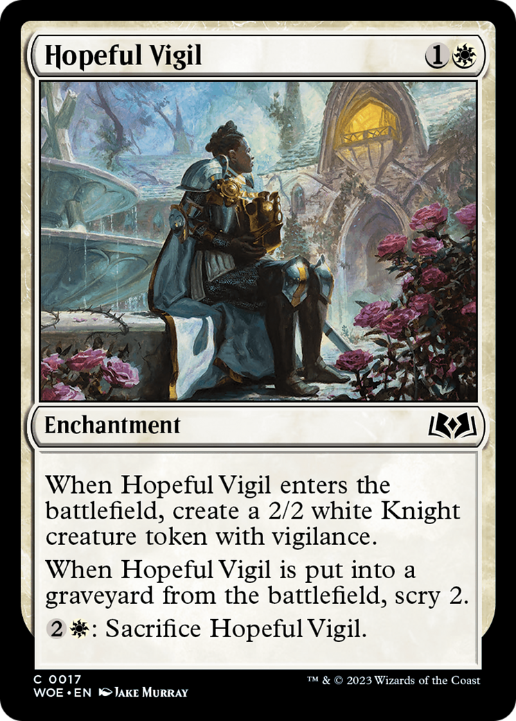 Hopeful Vigil [Wilds of Eldraine] | Anubis Games and Hobby