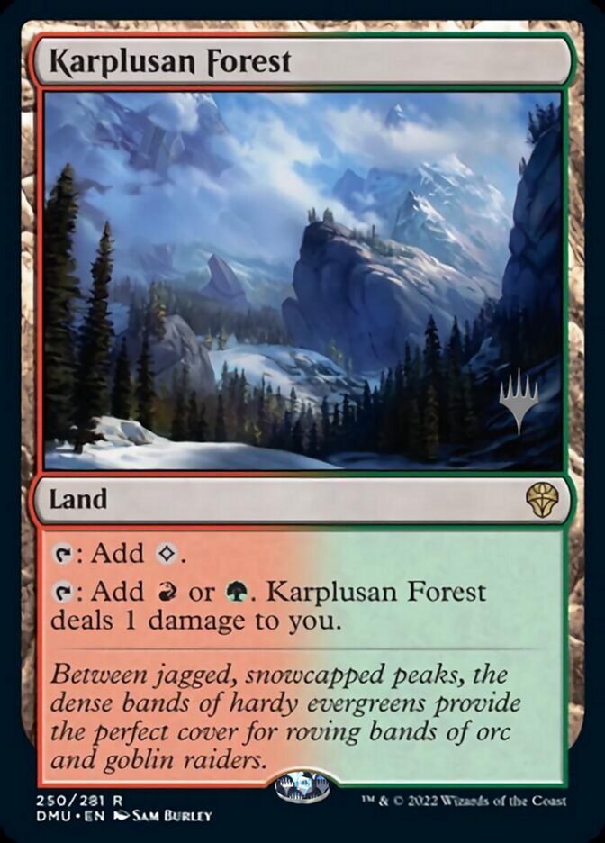 Karplusan Forest (Promo Pack) [Dominaria United Promos] | Anubis Games and Hobby