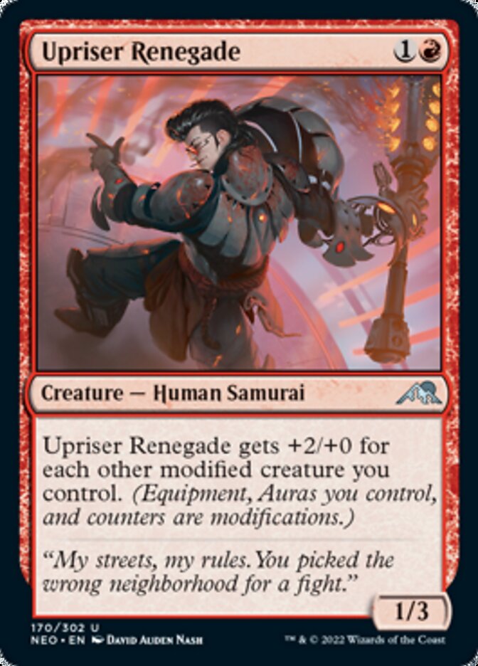 Upriser Renegade [Kamigawa: Neon Dynasty] | Anubis Games and Hobby