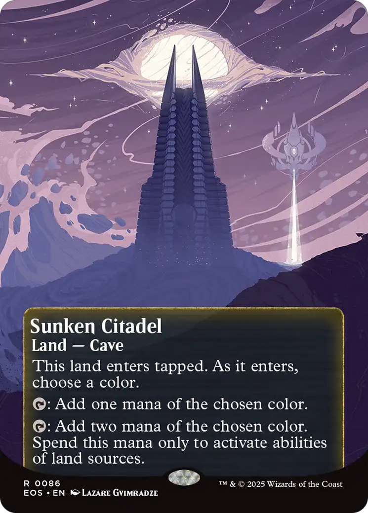 Sunken Citadel (0086) (Borderless) [Edge of Eternities: Stellar Sights] | Anubis Games and Hobby