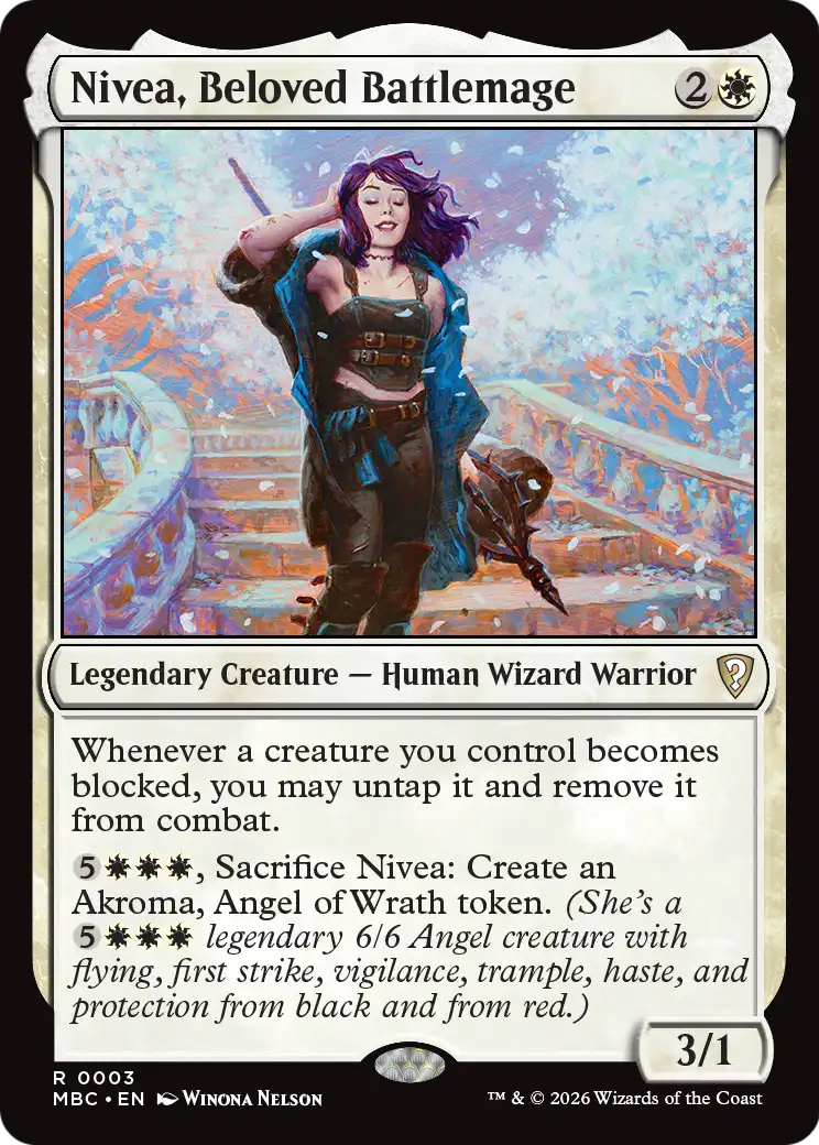 Nivea, Beloved Battlemage [Mystery Booster: Commander Edition] | Anubis Games and Hobby