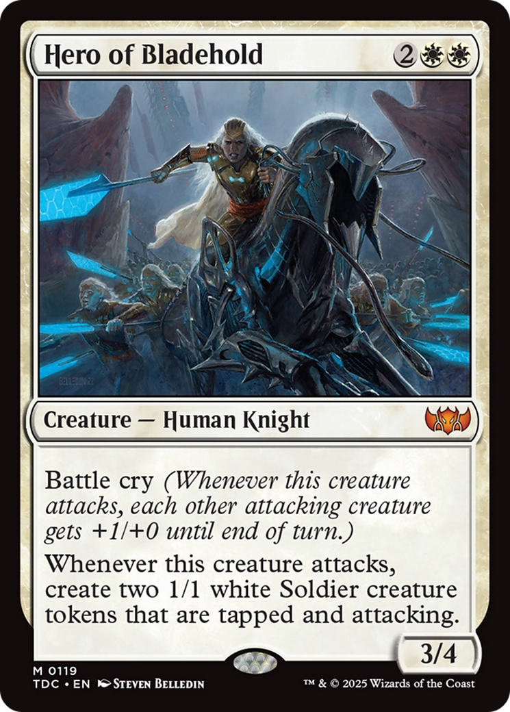 Hero of Bladehold [Tarkir: Dragonstorm Commander] | Anubis Games and Hobby