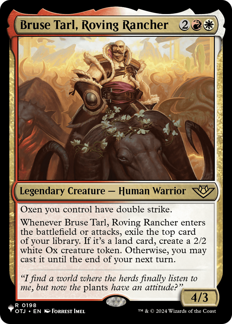 Bruse Tarl, Roving Rancher (OTJ) [The List] | Anubis Games and Hobby