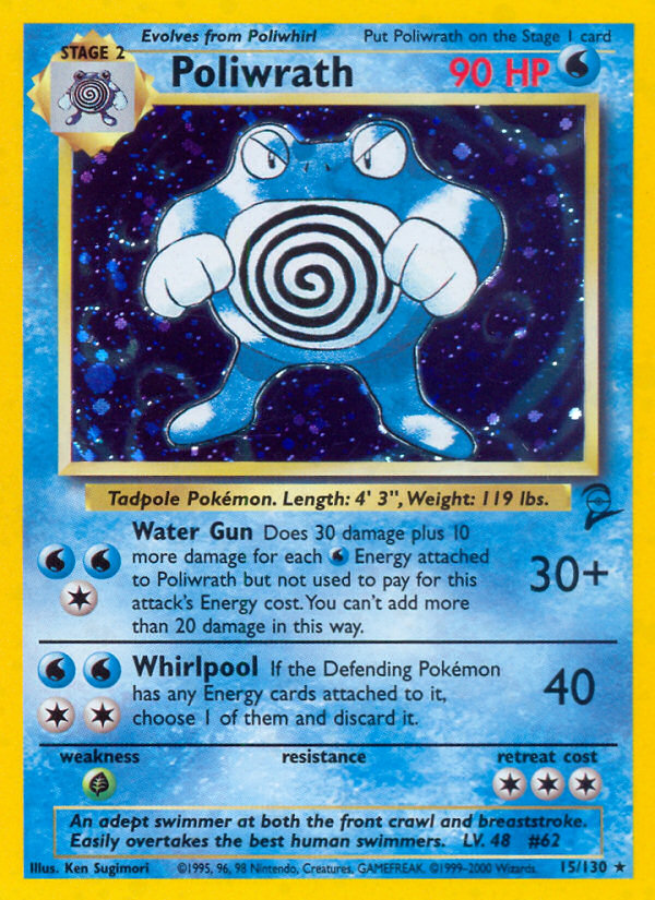 Poliwrath (15/130) [Base Set 2] | Anubis Games and Hobby