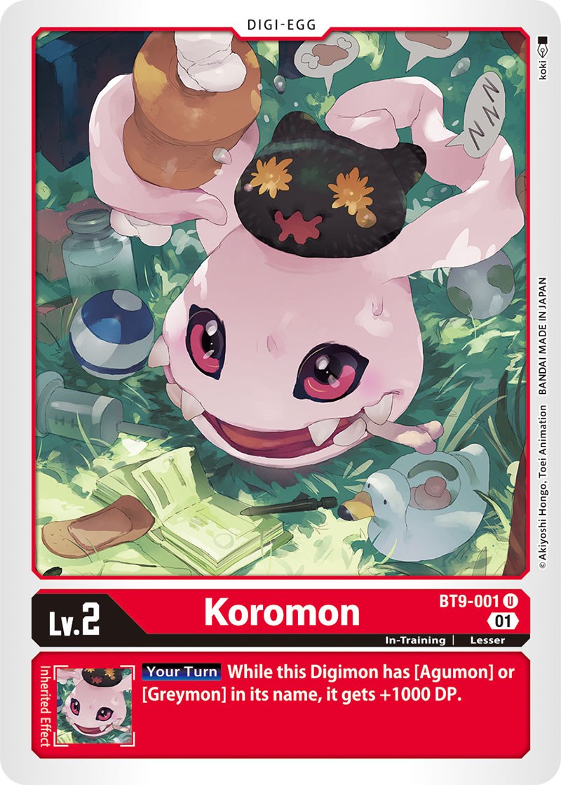 Koromon [BT9-001] [X Record] | Anubis Games and Hobby