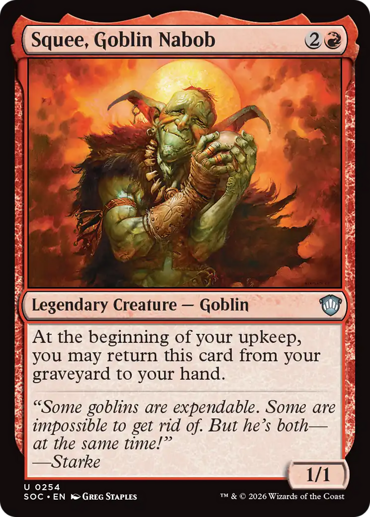 Squee, Goblin Nabob [Secrets of Strixhaven Commander] | Anubis Games and Hobby