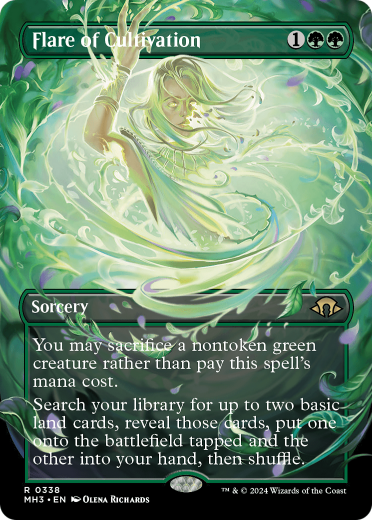 Flare of Cultivation (Borderless) [Modern Horizons 3] | Anubis Games and Hobby
