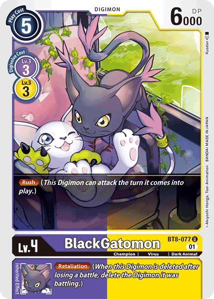 BlackGatomon [BT8-077] [New Awakening] | Anubis Games and Hobby