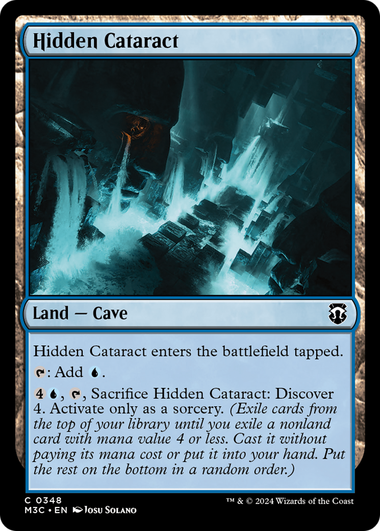 Hidden Cataract (Ripple Foil) [Modern Horizons 3 Commander] | Anubis Games and Hobby