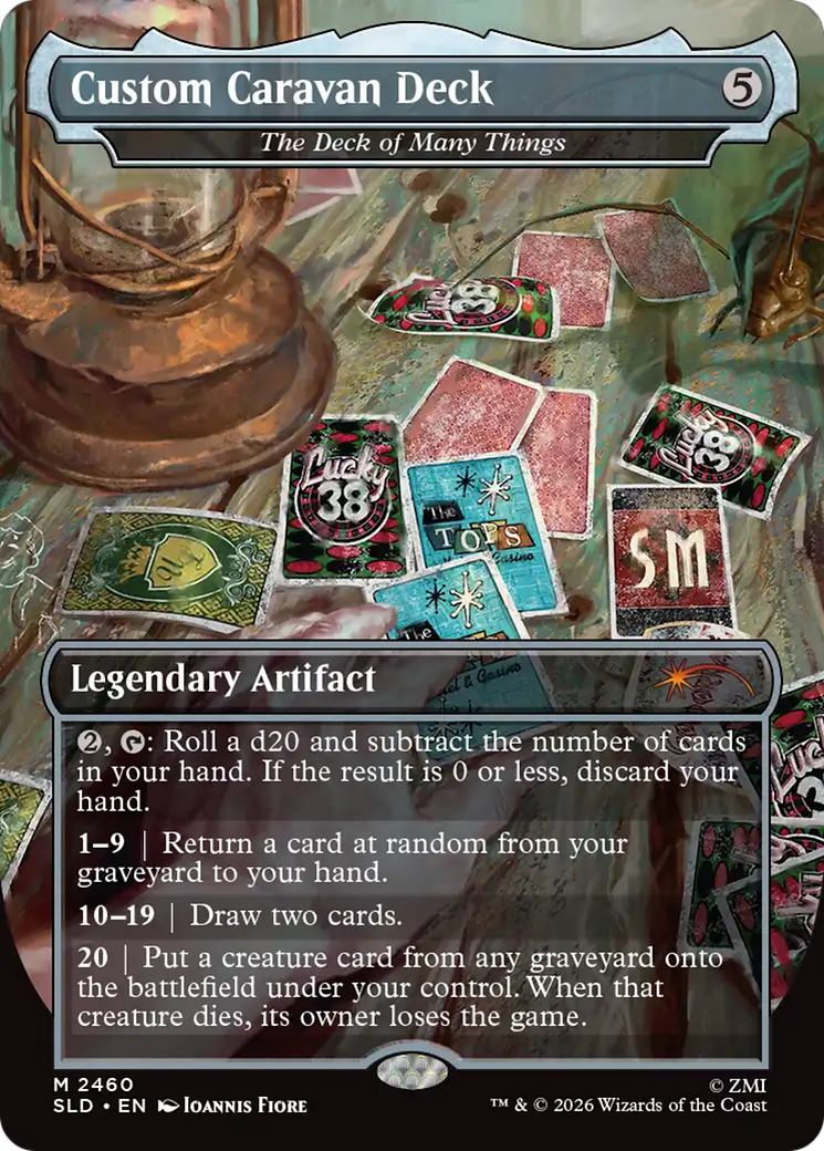 Custom Caravan Deck - The Deck of Many Things [Secret Lair Drop Series] | Anubis Games and Hobby