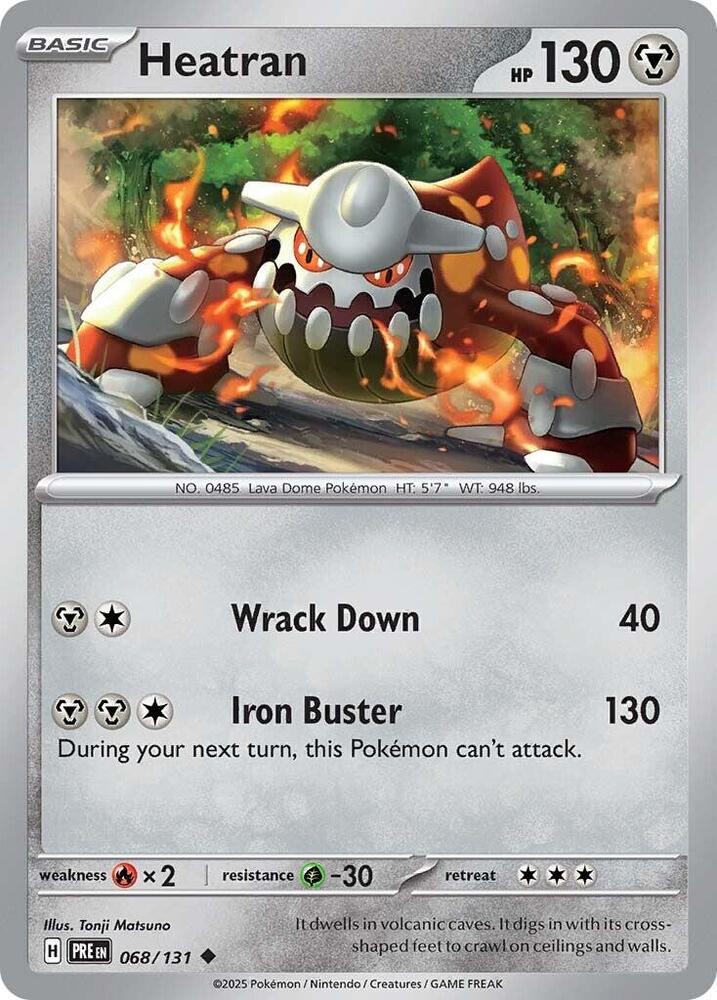 Heatran (068/131) [Scarlet & Violet: Prismatic Evolutions] | Anubis Games and Hobby