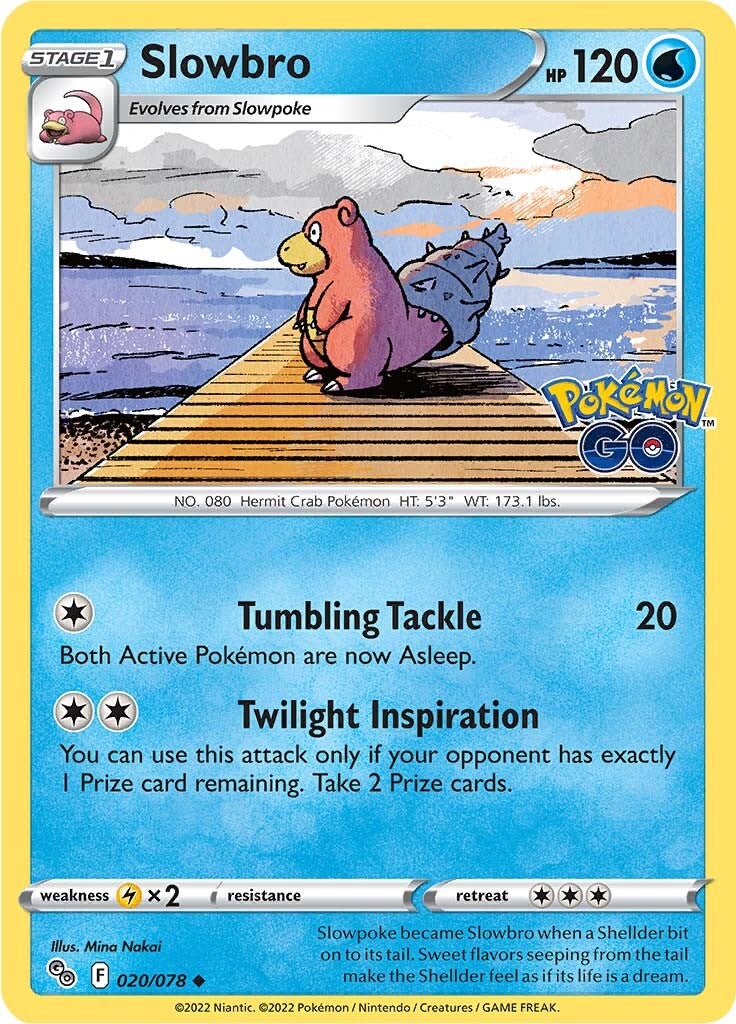 Slowbro (020/078) [Pokémon GO] | Anubis Games and Hobby