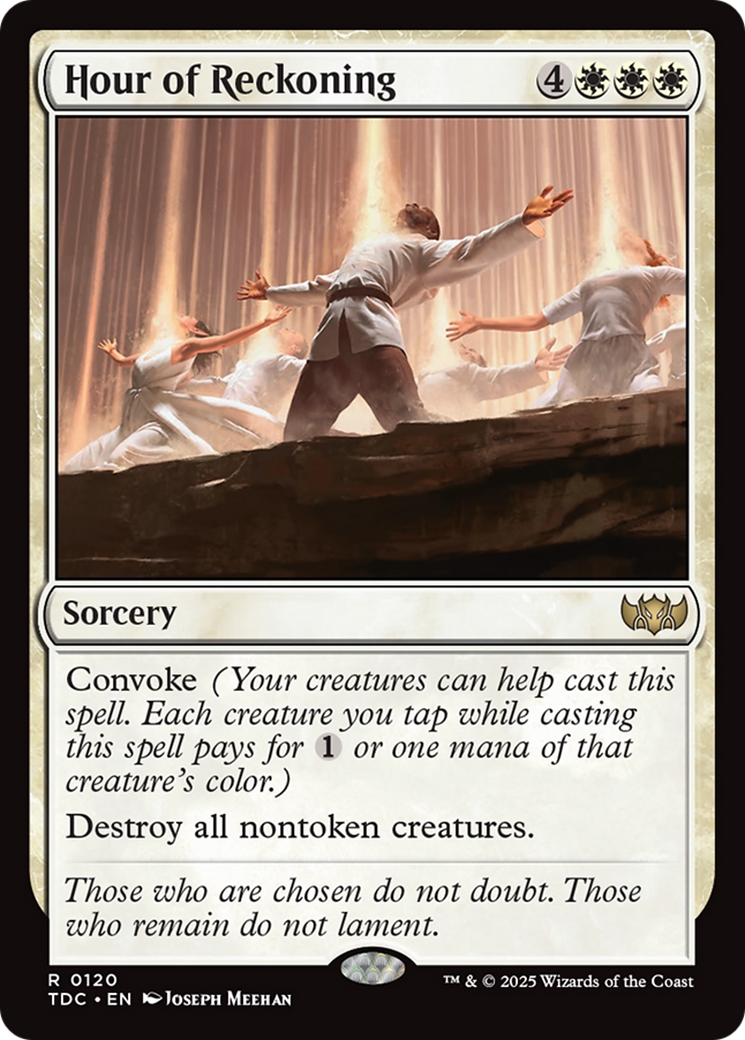 Hour of Reckoning [Tarkir: Dragonstorm Commander] | Anubis Games and Hobby
