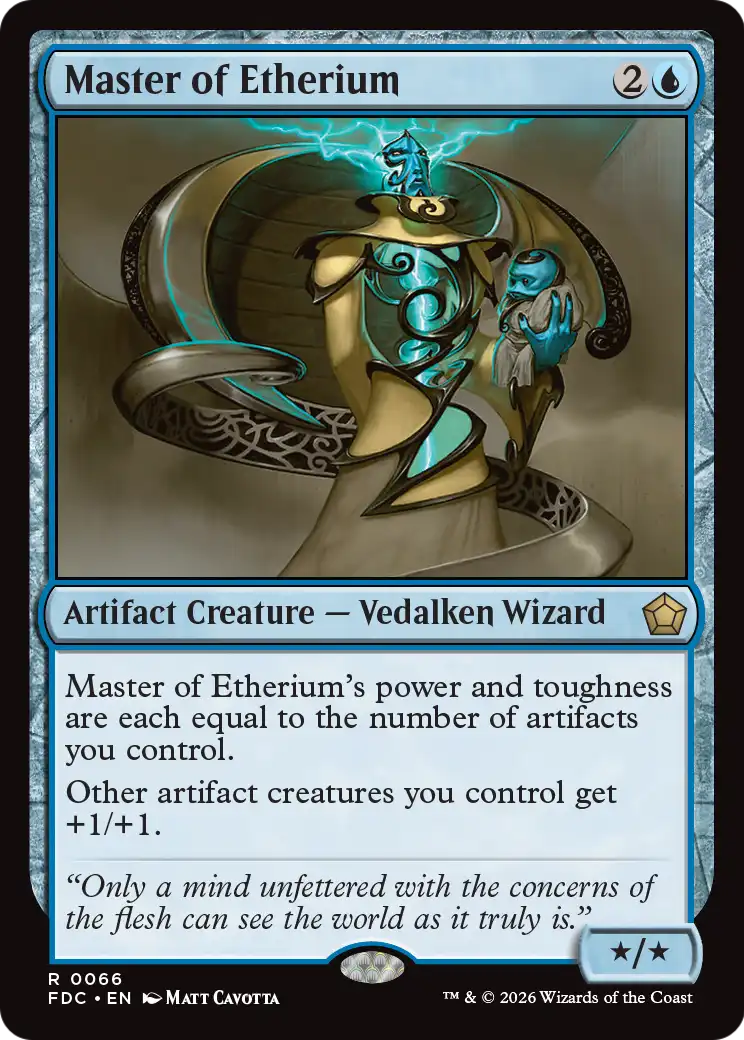 Master of Etherium [Foundations Commander] | Anubis Games and Hobby