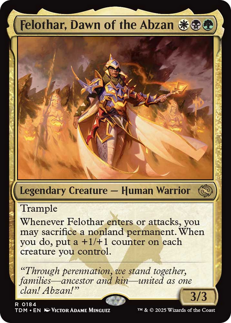 Felothar, Dawn of the Abzan [Tarkir: Dragonstorm] | Anubis Games and Hobby
