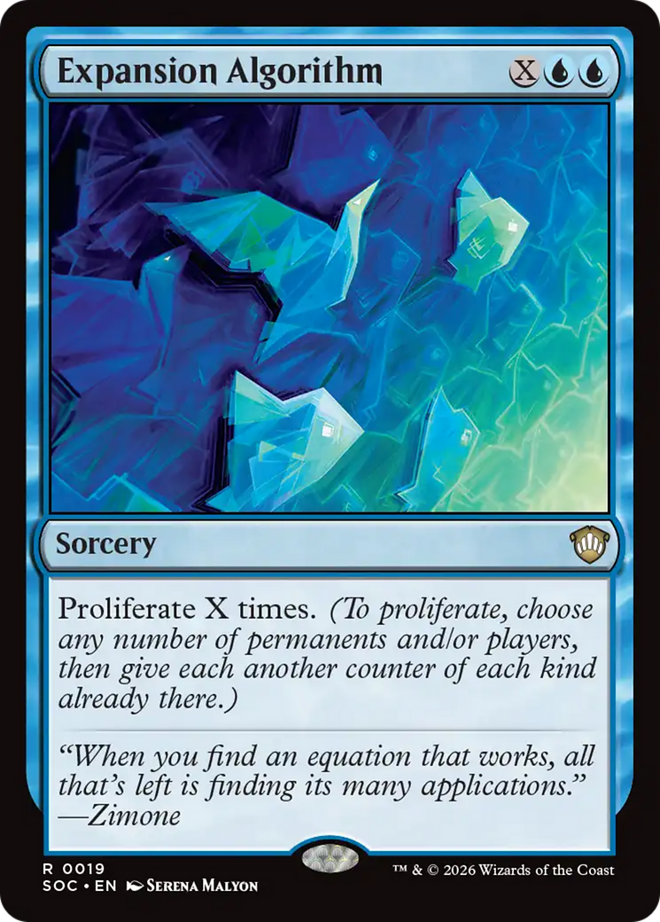 Expansion Algorithm [Secrets of Strixhaven Commander] | Anubis Games and Hobby