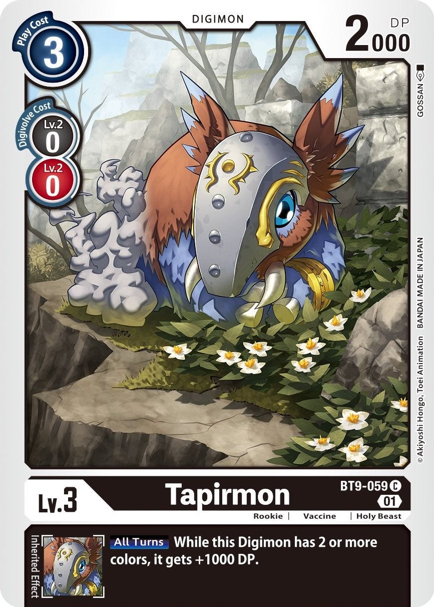 Tapirmon [BT9-059] [X Record] | Anubis Games and Hobby