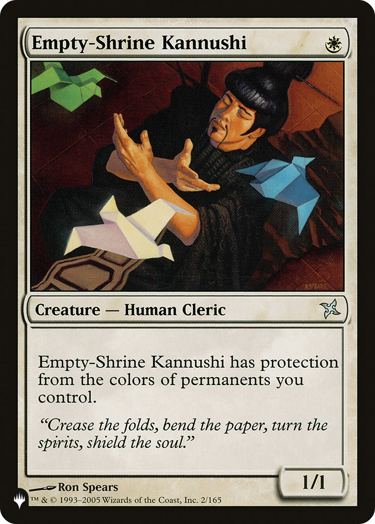 Empty-Shrine Kannushi [The List Reprints] | Anubis Games and Hobby