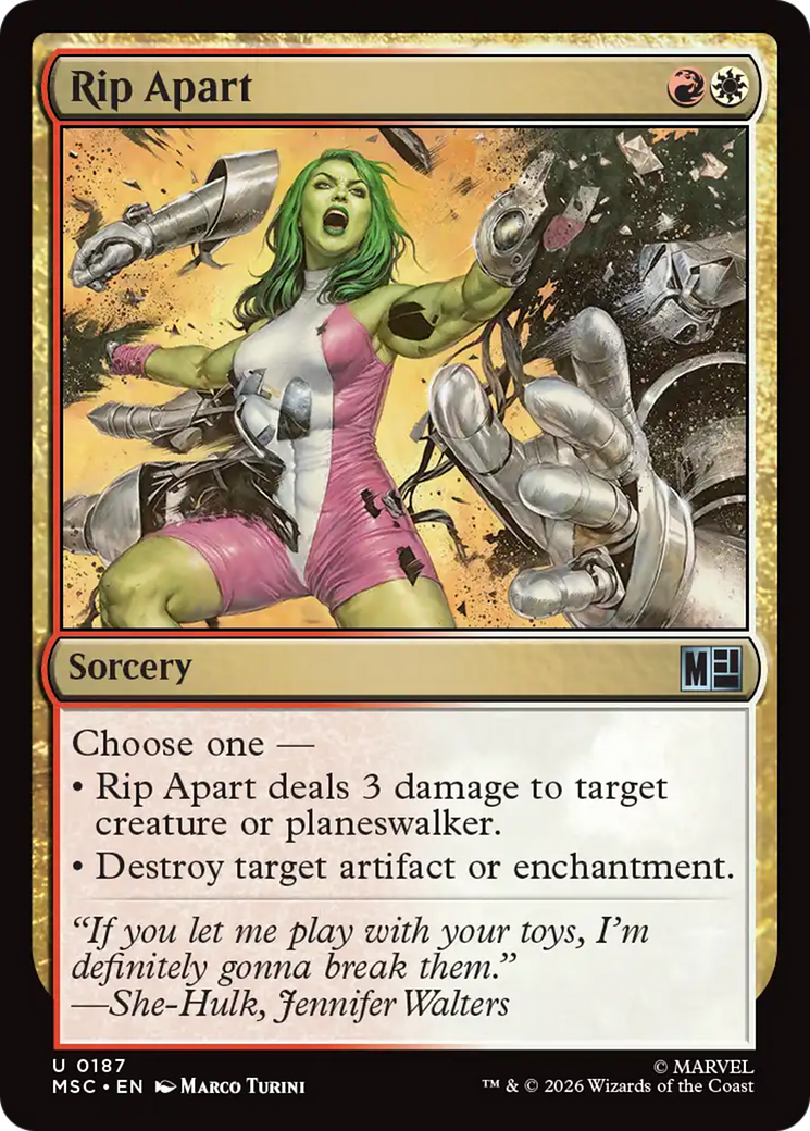 Rip Apart (Surge Foil) [Marvel Super Heroes Commander] | Anubis Games and Hobby